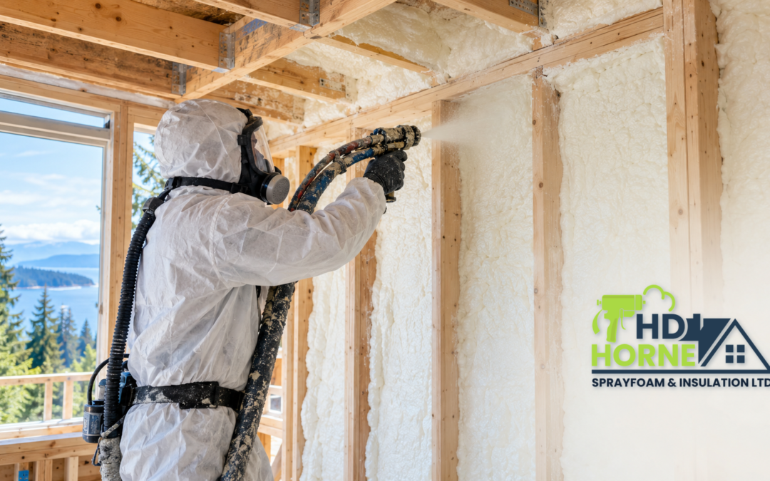 Spray Foam Insulation for New Construction in Duncan and the Cowichan Valley